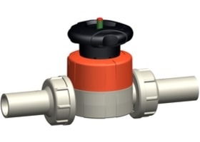 氣動(dòng)隔膜閥,+GF+標(biāo)準(zhǔn)型 514型隔膜閥 帶SDR11對(duì)焊端