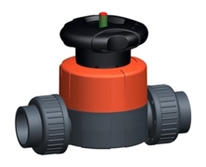 +GF+514型隔膜閥，PVC-U 帶膠粘承插端 日標(biāo)